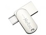 Память USB 3.0/USB Type-C 32 GB Netac U785C, металл. серебристый (NT03U785C-032G-30PN)