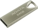 Флеш накопитель 64GB A-DATA UV210, USB 2.0, Металлич., Серебро