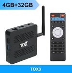 Медиаплеер Android TV Box GT King Pro TOX3 4/32 ГБ S905X4 Android 11