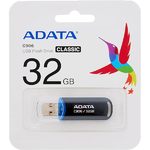 Память USB 2.0 32 GB A-DATA Classic C906, черный (AC906-32G-RBK)