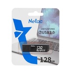 Память USB 2.0 128 GB Netac U351, черный (NT03U351N-128G-20BK)