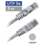 Кабель Patch Cord UTP кат.5e 0,3м BoxIT BX-PCUL-5e-003-GY