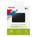 Внешний жесткий диск Toshiba Canvio Basics, 4 ТБ, USB 3.2 Gen1 (HDTB540EK3CA) черный