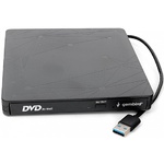 Внешний DVD-привод с интерфейсом USB 3.0 Gembird DVD-USB-03 пластик, черный