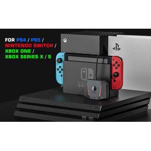 Адаптер клавиатуры и мыши LEADJOY VX2 AimBox для Xbox,PS4, Switch