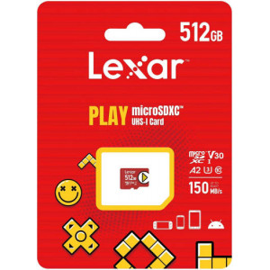 Карта памяти Lexar PLAY MicroSDXC 512GB BL Карта памяти Lexar PLAY MicroSDXC 512GB BL