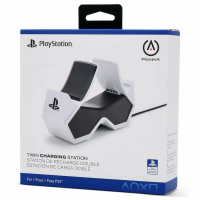 Зарядная станция PowerA Twin Charging для 2-х геймпадов DualSense (PS5 / PlayStation 5)