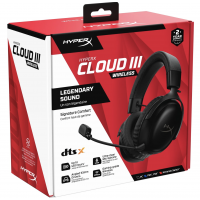 Наушники беспроводные HyperX Cloud III Wireless, черный