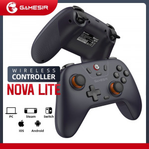 Беспроводной контроллер Gamesir T4 Nova Lite с печатной платой для Nintendo PC Steam Android iOS Беспроводной контроллер Gamesir T4 Nova Lite с печатной платой для Nintendo PC Steam Android iOS