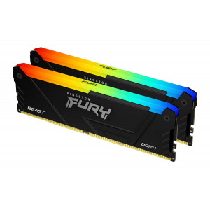 Оперативная память DIMM Kingston FURY Beast RGB XMP 32GB (16GB x2) DDR4-3600 (KF436C18BB2AK2/32)