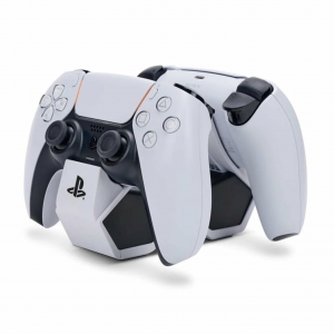 Зарядная станция PowerA Twin Charging для 2-х геймпадов DualSense (PS5 / PlayStation 5)