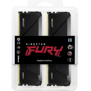 Оперативная память DIMM Kingston FURY Beast RGB XMP 32GB (16GB x2) DDR4-3600 (KF436C18BB2AK2/32)