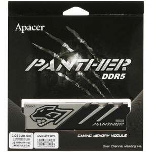 Оперативная память Apacer Panther 32GB (2х16GB) DDR5-6000 DIMM (AH5U32G60C6227BAA-2)