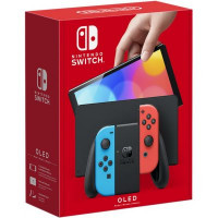 Игровая консоль Nintendo Switch (OLED model) Neon Blue-Red