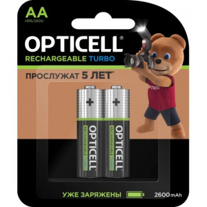 Аккумулятор Opticell Turbo AA NiMH 2600mAh 