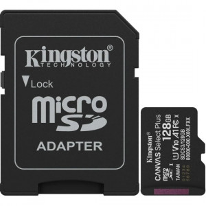 Флеш карта microSDXC 128Gb Kingston SDCS3/128GbSP Canvas Select Plus w/o adapter Флеш карта microSDXC 128Gb Kingston SDCS3/128GbSP Canvas Select Plus w/o adapter