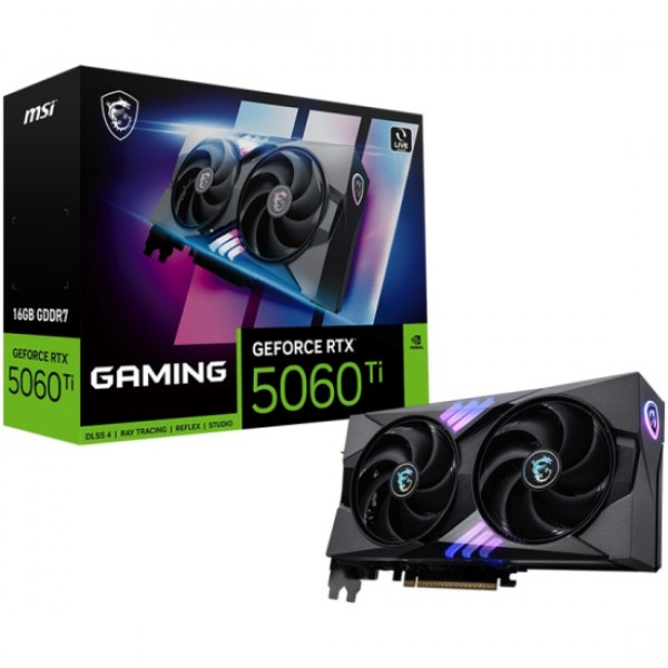 Видеокарта MSI GeForce RTX 5060 Ti VENTUS 2X PLUS 8G Видеокарта MSI GeForce RTX 5060 Ti VENTUS 2X PLUS 8G