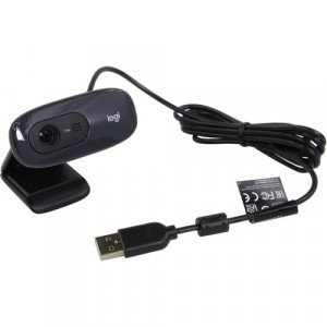 Камера Logitech HD WebCam C270, HD 720Р, USB, чёрный