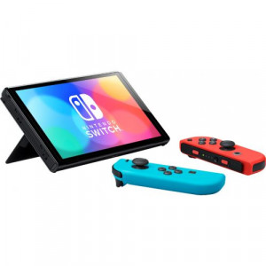 Игровая консоль Nintendo Switch (OLED model) Neon Blue-Red