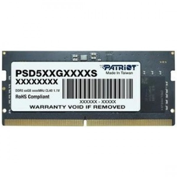 Оперативная память Patriot Memory SO-DIMM DDR5 8Gb 5600Mhz pc-44800 Signature Line CL46 1.1V (PSD58G560041S)