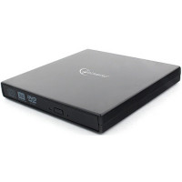 Внешний DVD-привод с интерфейсом USB 2.0 Gembird DVD-USB-02 пластик, черный